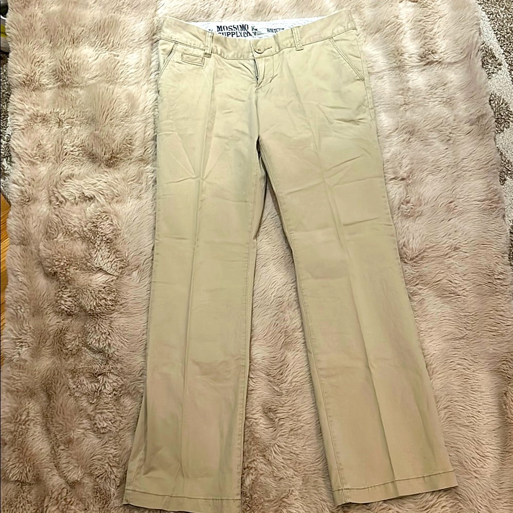Mossimo Supply Co. Beige Bootcut Pants Junior size 9